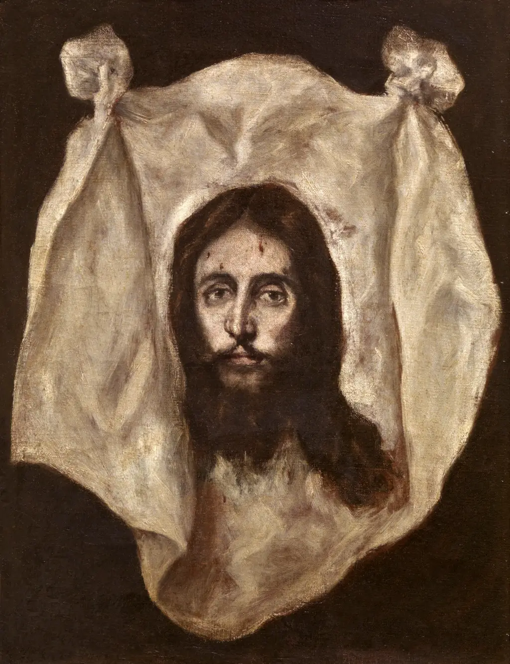 The Veil of Saint Veronica in Detail El Greco